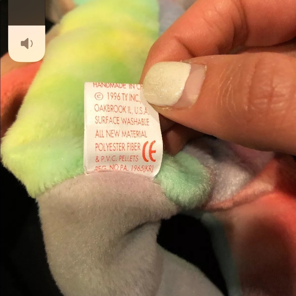 Peace TY Beanie Baby - Picture 6 of 6